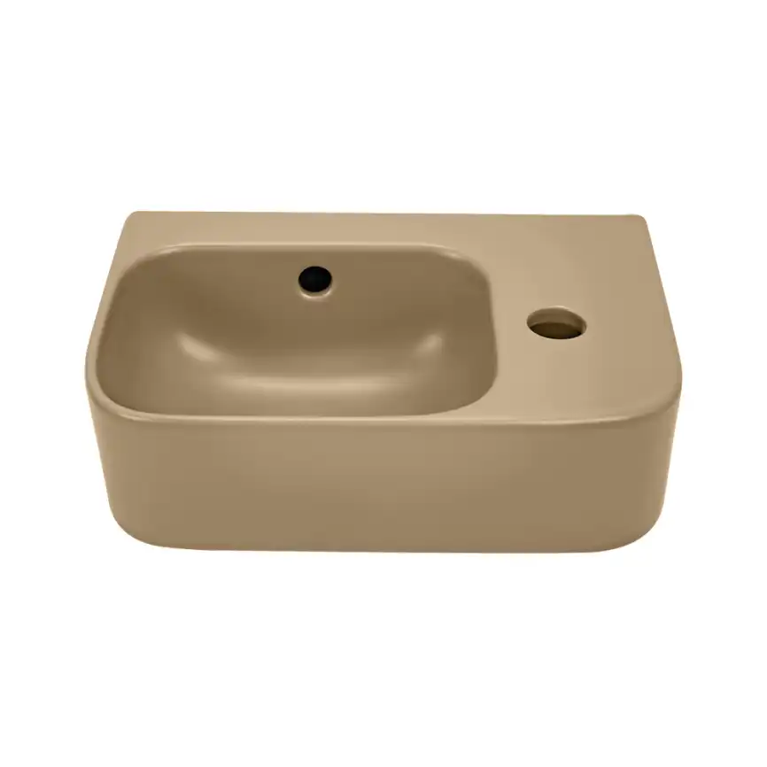 Рукомойник AVS Грэйс 37x25 L, бежевый матовый фото 2