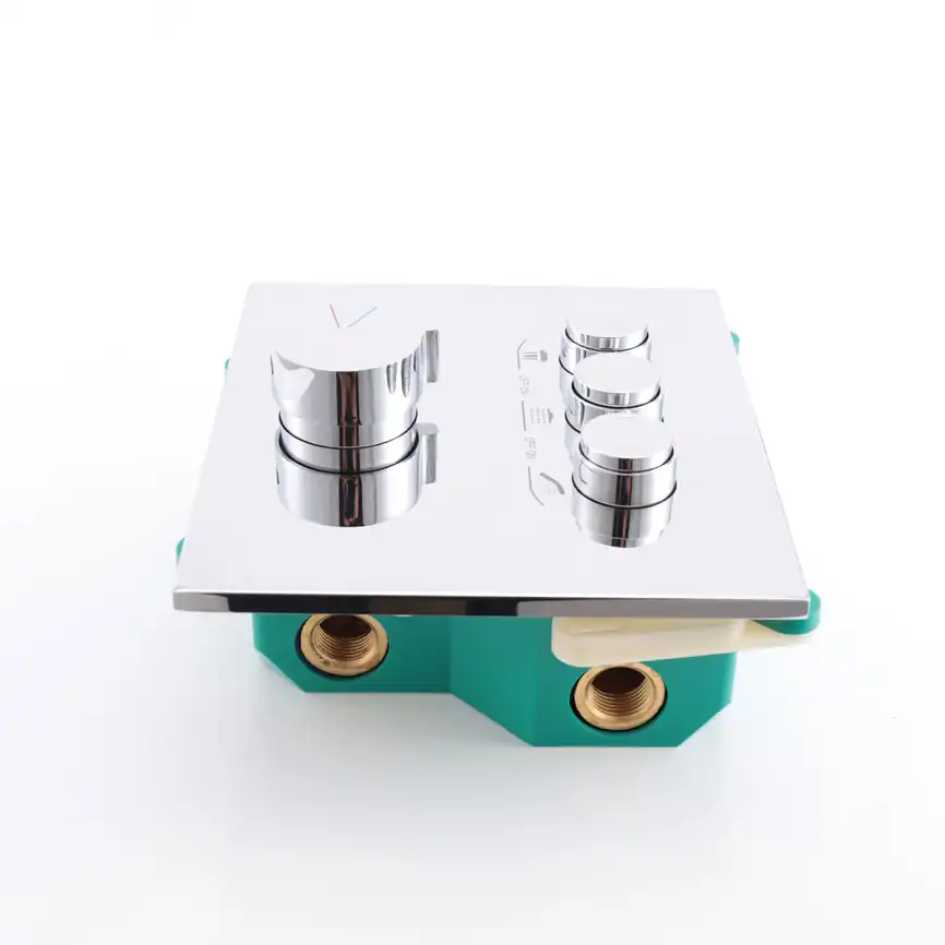 Смеситель для ванны и душа Vincea VSCV-431CH встраиваемый, трехфункциональный, хром фото 2