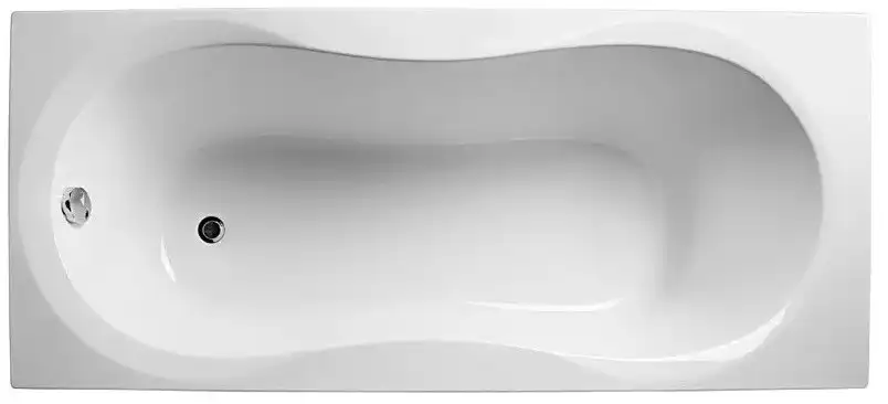 Акриловая ванна Alba Spa MIAMI 170х75 см, ВПР0250300100, Белая фото 1