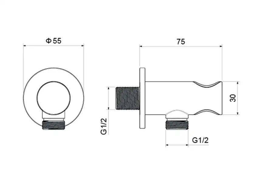Шланговое подключение Aquatek  AQ2464MB, Черный матовый фото 2