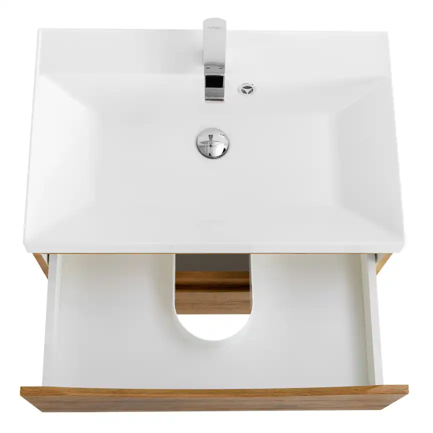 Тумба под раковину BelBagno MARINO-700-2C-SO-RN-P подвесная Rovere Nature фото 5