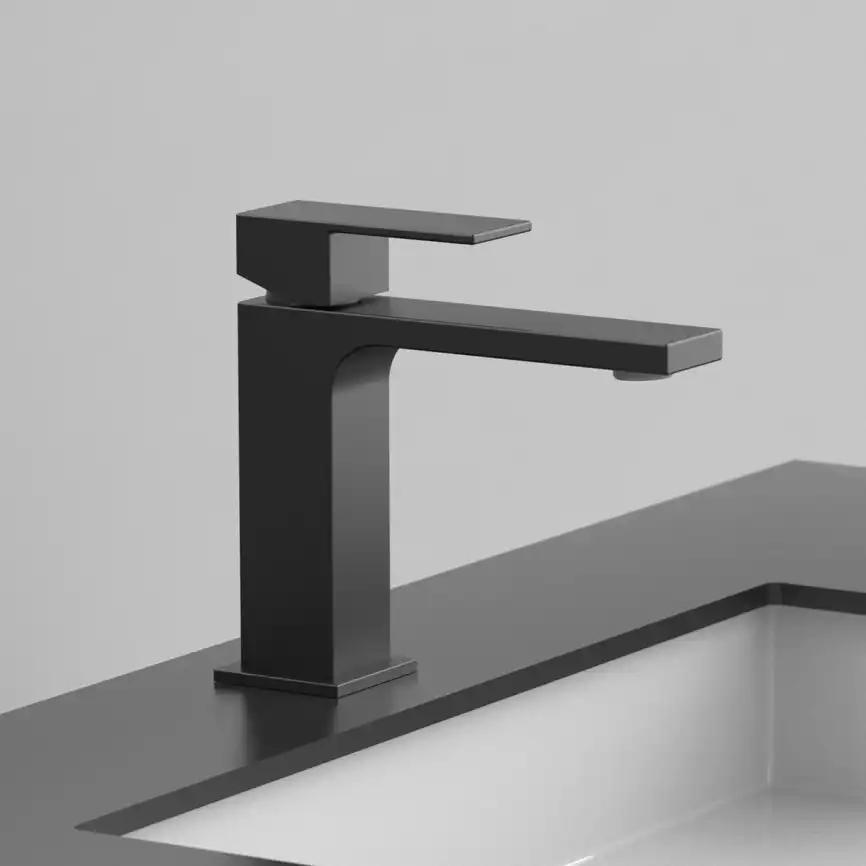 Смеситель для раковины Vincea Cube VBF-1C01MB однорычажный, черный фото 3