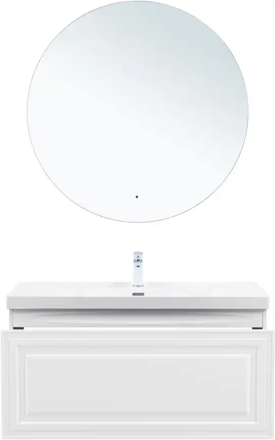 Тумба под раковину Aquanet Агата 110 белый сатин, 345484 фото 8