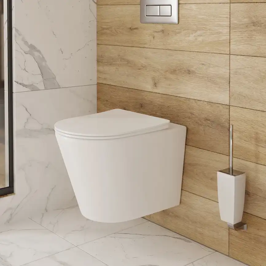 Унитаз подвесной IDDIS Calipso CALRNSEi25 безободковый, с сиденьем микролифт Белый фото 2