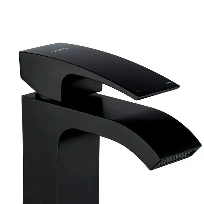 Смеситель для раковины Gappo G1007-6, Черный матовый фото 3