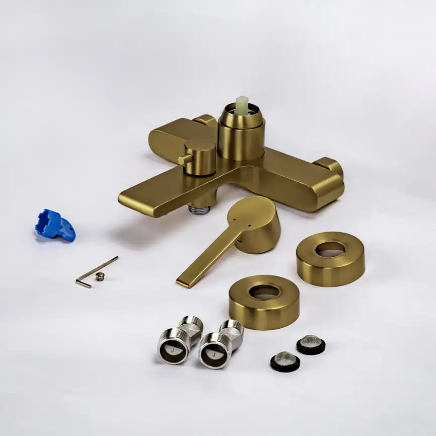 Смесители для ванны AVS Elegant 811-411-BG, брашированное золото фото 5