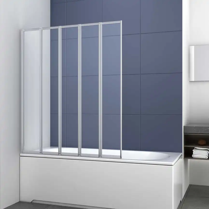 Шторка для ванны Vincea VSB 120 см, VSB-32120CL, профиль Хром, стекло Прозрачное фото 1