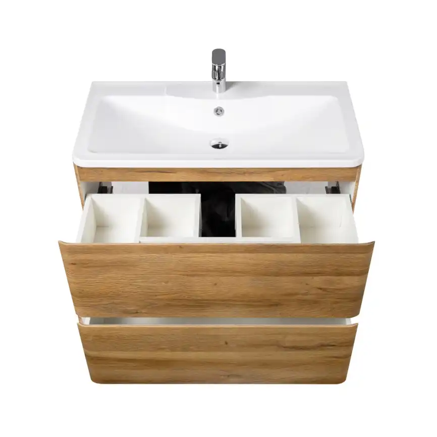 Тумба под раковину BelBagno ALBANO-800-2C-PIA-RR напольная Rovere Rustico фото 5