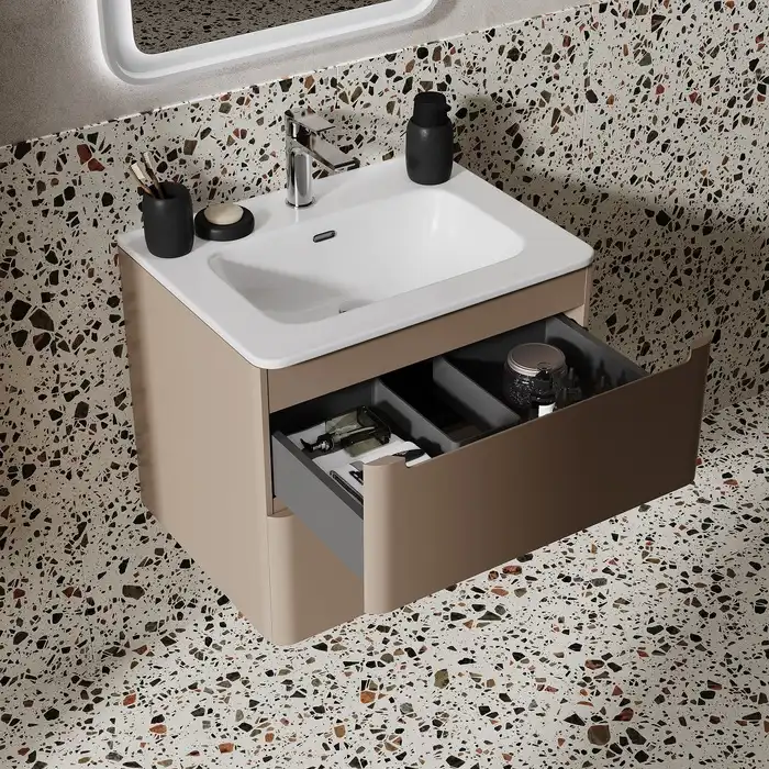 Тумба с раковиной IDDIS Edifice 60, подвесная, Капучино, EDI60C0i95K фото 11