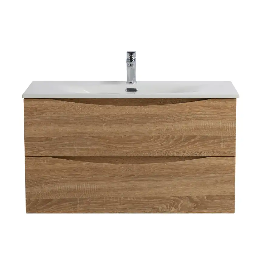 Тумба под раковину BelBagno MARINO-CER-N-1000-2C-SO-WO-P подвесная Rovere Bianco фото 1