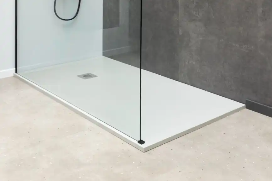 Душевой поддон Aquanet Pleasure 140х80 из искусственного камня 258878 Серый фото 3