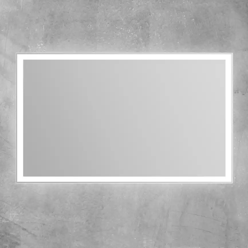 Зеркало BelBagno SPC-GRT 100х60 SPC-GRT-1000-600-LED-BTN с подстветкой, кнопочный выключатель фото 3