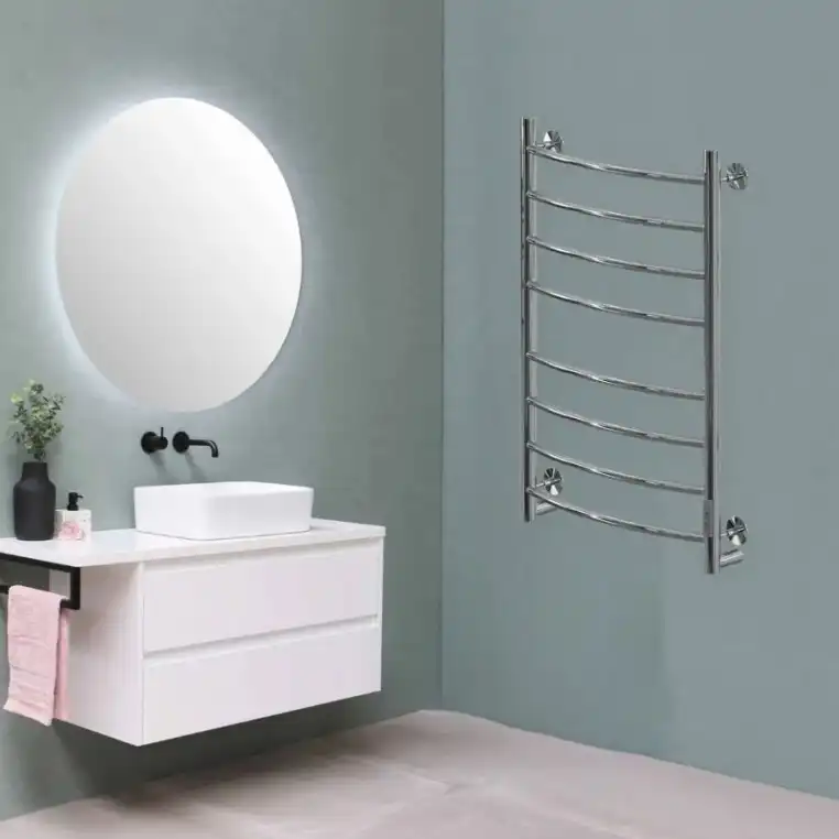 Полотенцесушитель электрический 50x80 AVS Блюз с терморегулятором, хром фото 2