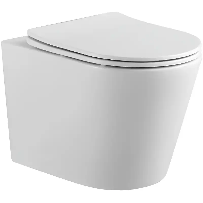 Подвесной унитаз Aquatek Вега AQ1904-00 безободковый, с сиденьем микролифт, Белый фото 1