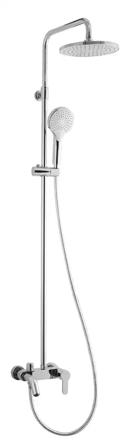 Душевая система Azario TEVIS AZ-15490531 для ванны с изливом, верхний и ручной душ, Хром фото 1