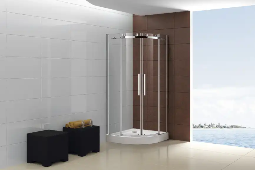 Душевой уголок CEZARES STYLUS-O-M-R-2-90-C-Cr профиль Хром стекло Прозрачное фото 1