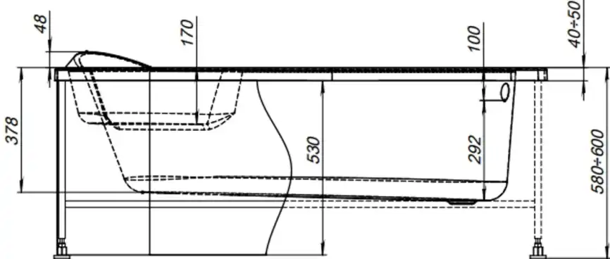Фронтальная панель Bas Мальта 170 фото 3