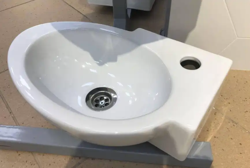 Рукомойник AVS Тиффани 42х28 L, белый фото 3