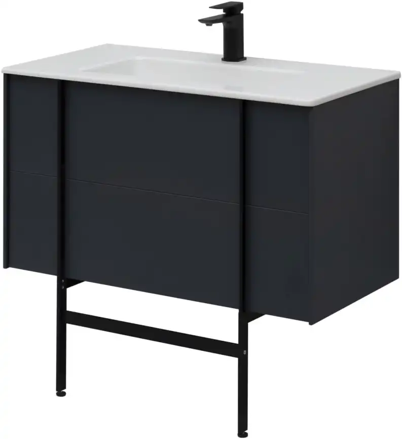 Тумба под раковину Allen Brau Reality 90 1.32006.AM антрацит матовый фото 32