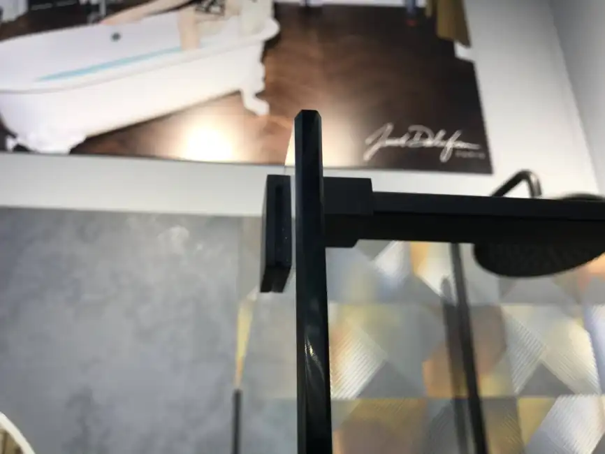 Душевая перегородка AVS Walk In 120 профиль черный, стекло прозрачное, 803-0014-200-12-BM-T фото 11