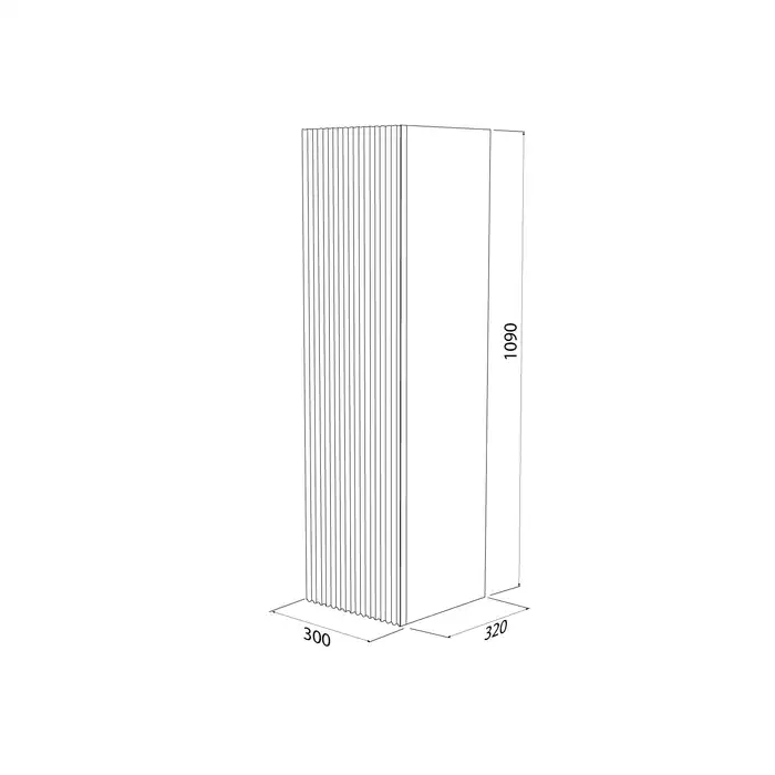 Шкаф пенал IDDIS Bild 30 BIL30V0i97 подвесной, Дуб светлый фото 6