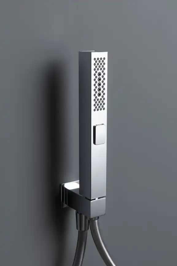 Душевая система Allen Brau Infinity 5.21016-00 для душа без излива, термостатическая, с верхним душем, Хром фото 5