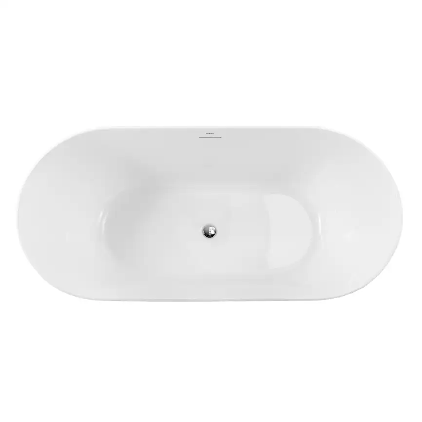 Акриловая ванна BelBagno 170х80 BB416-1700-800, отдельностоящая, Белая глянцевая фото 4