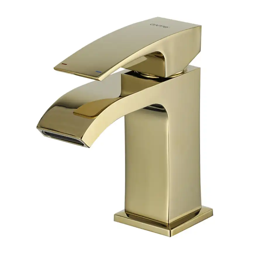 Смеситель для раковины Gappo G1007-3, Золото глянцевое фото 1