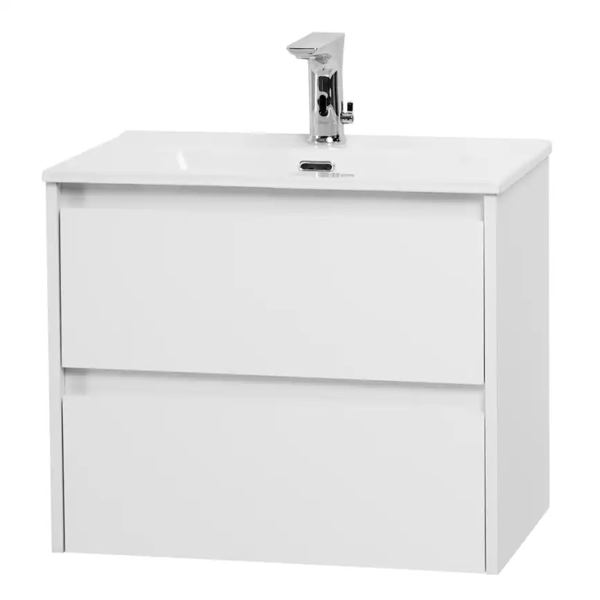 Тумба под раковину BelBagno KRAFT 39-500/390-2C-SO-BO подвесная Bianco Opaco фото 3