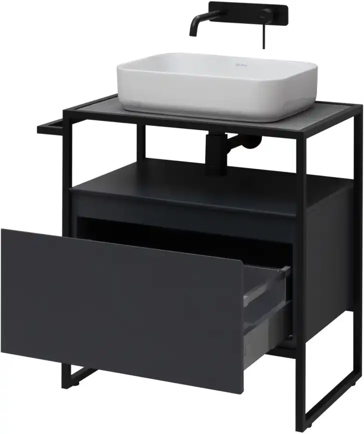 Тумба под раковину Allen Brau Priority 70 1.31001.AM антрацит матовый фото 8
