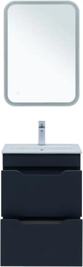 Тумба под раковину Aquanet Практика 50 маренго (2 ящика) 330456 фото 9