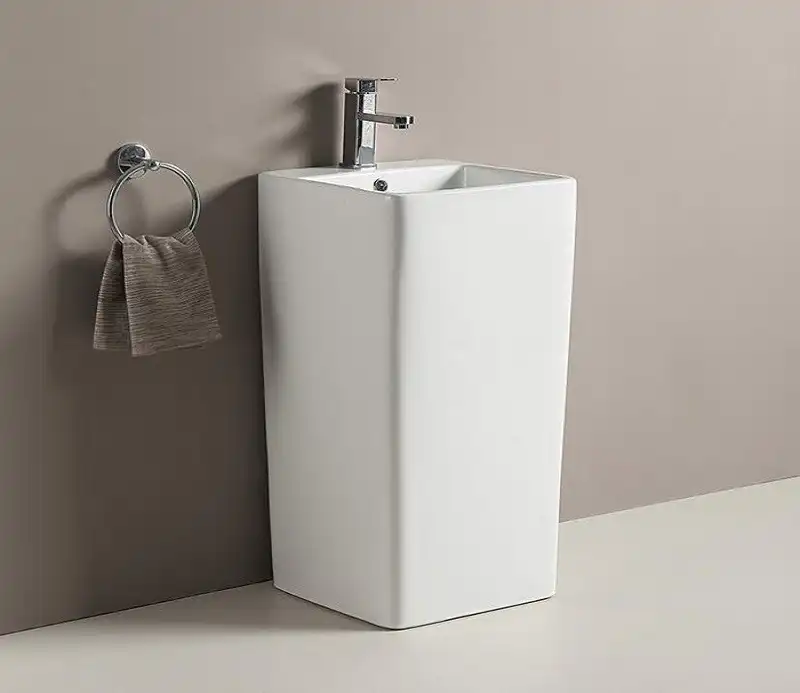 Раковина CeramaLux P7004L 400х400х820 Напольная цвет Белый фото 2