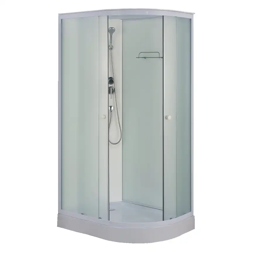 Душевая кабина Loranto 120х80, низкий поддон, Матовое стекло, CS-876ECTM/W-120 фото 1