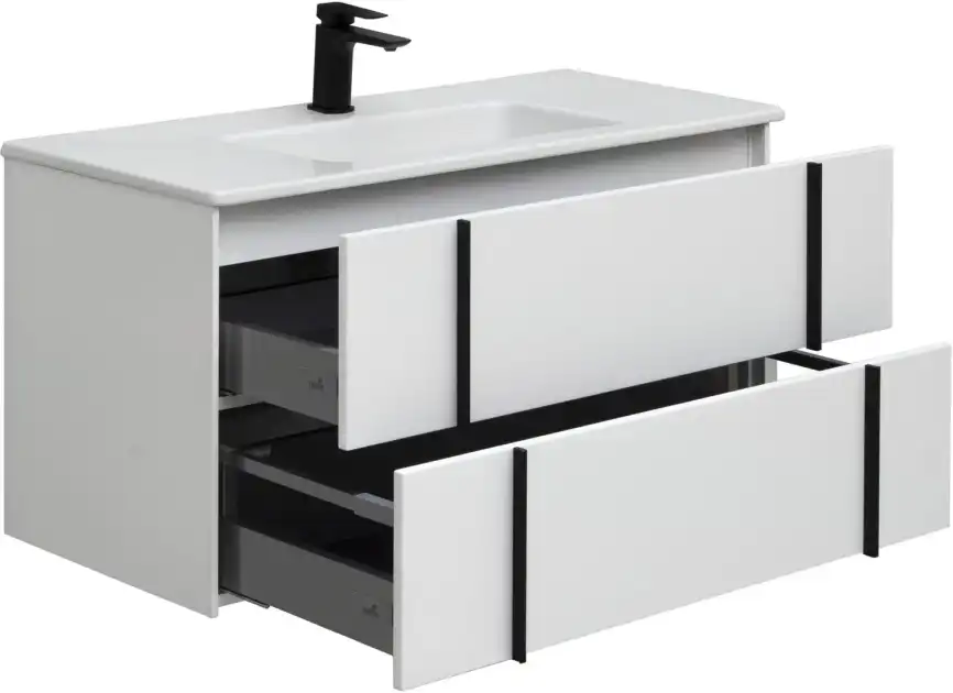 Тумба под раковину Allen Brau Reality 100 1.32007.WM белый матовый фото 8