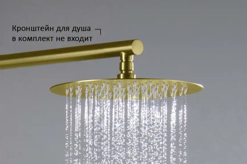 Верхний душ Aquatek  AQ2073BG, Золото матовое фото 5