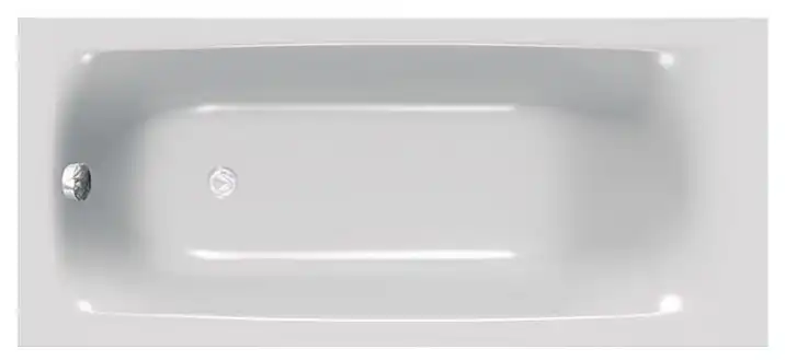 Акриловая ванна Kolpa-San QUAT Evelin 140x70 (1W28F) 900280, Белая фото 1