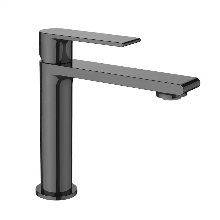 Смеситель для раковины Vincea Vogue VBF-1V1GM однорычажный, вороненая сталь фото 3