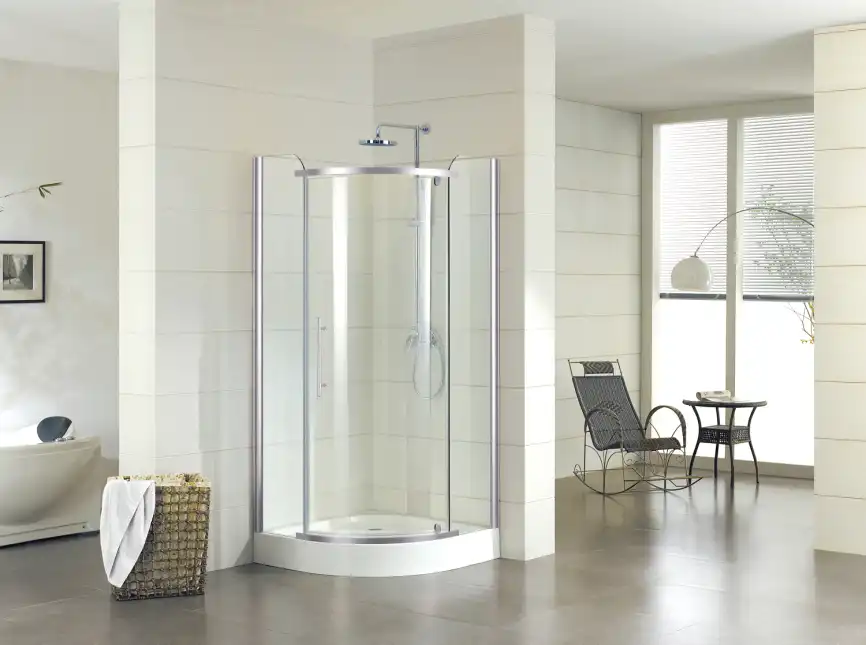 Душевой уголок Azario Edmonton 90х90х200 AZ-NNC2231 900 профиль Хром, стекло Прозрачное фото 3