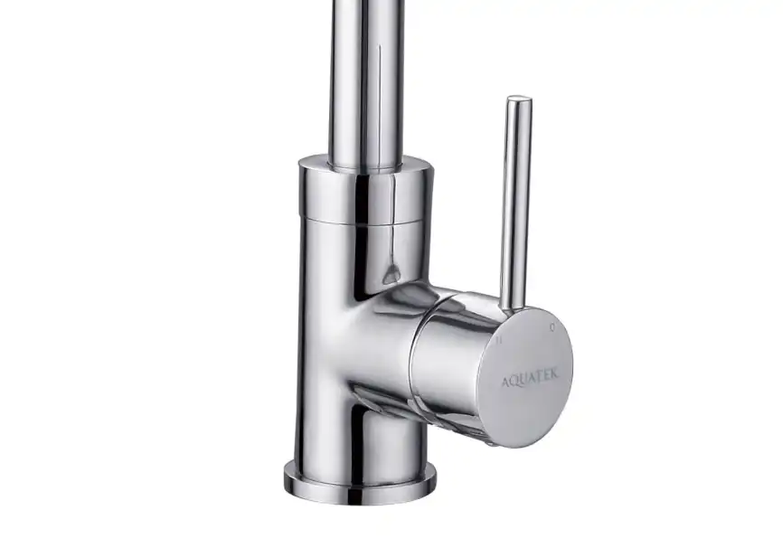 Смеситель для кухни Aquatek Вега AQ1080CR поворотный излив, Хром фото 3