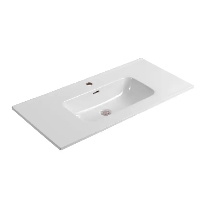 Раковина мебельная Aquatek 100 AQ4100-00, Белая фото 1