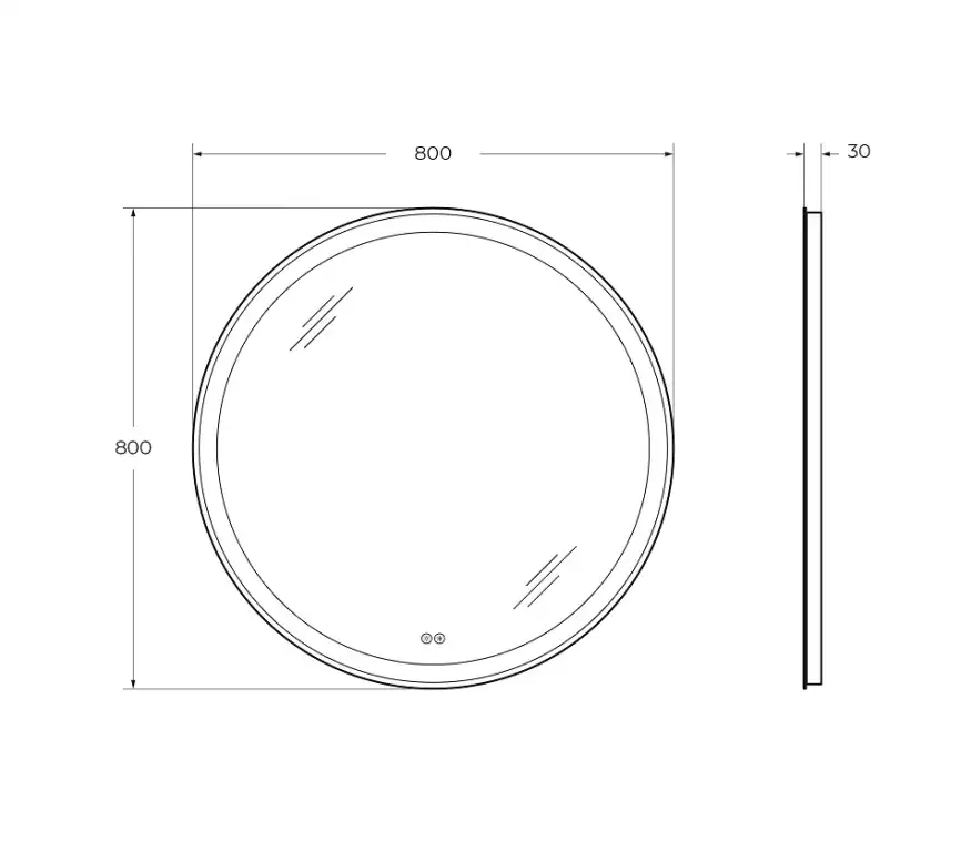 Зеркало с функцией памяти CEZARES CZR-SPC-MC-800-RGB-TCH фото 12