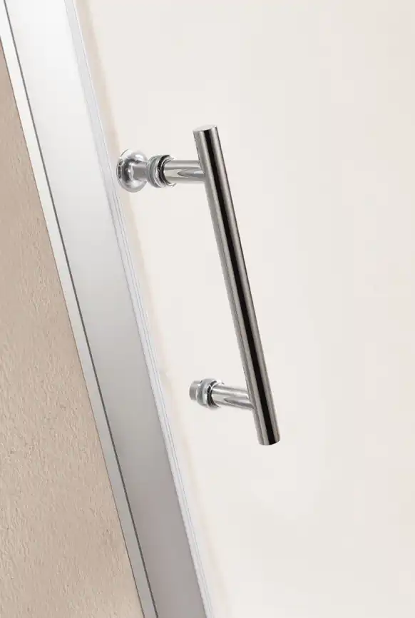 Душевой уголок CEZARES ECO-O-A-2-90-P-Cr профиль Хром стекло Рифленное фото 3