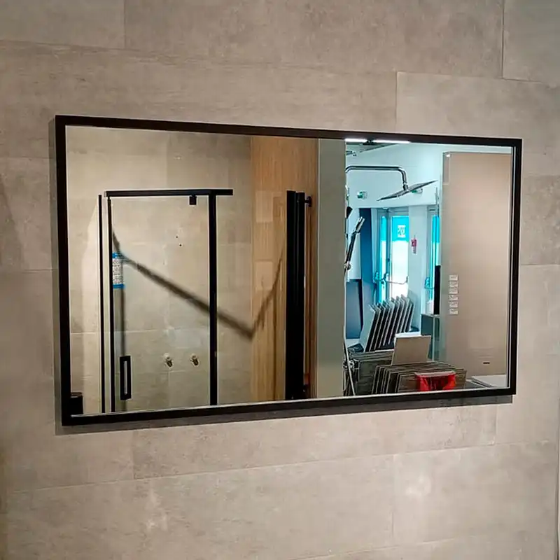 Зеркало с подсветкой AVS Мичиган 70x120 см, черное фото 1