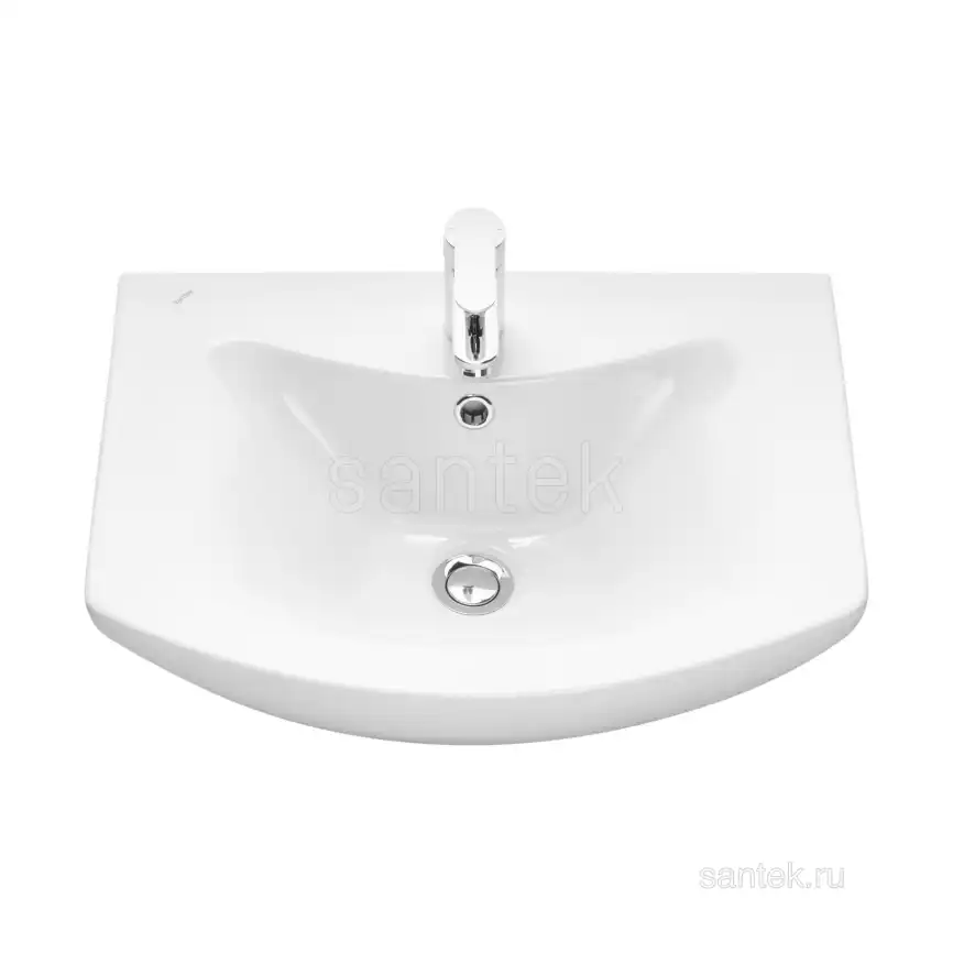 Раковина Santek Балтика 55 отверстие под смеситель 1WH501702 фото 2