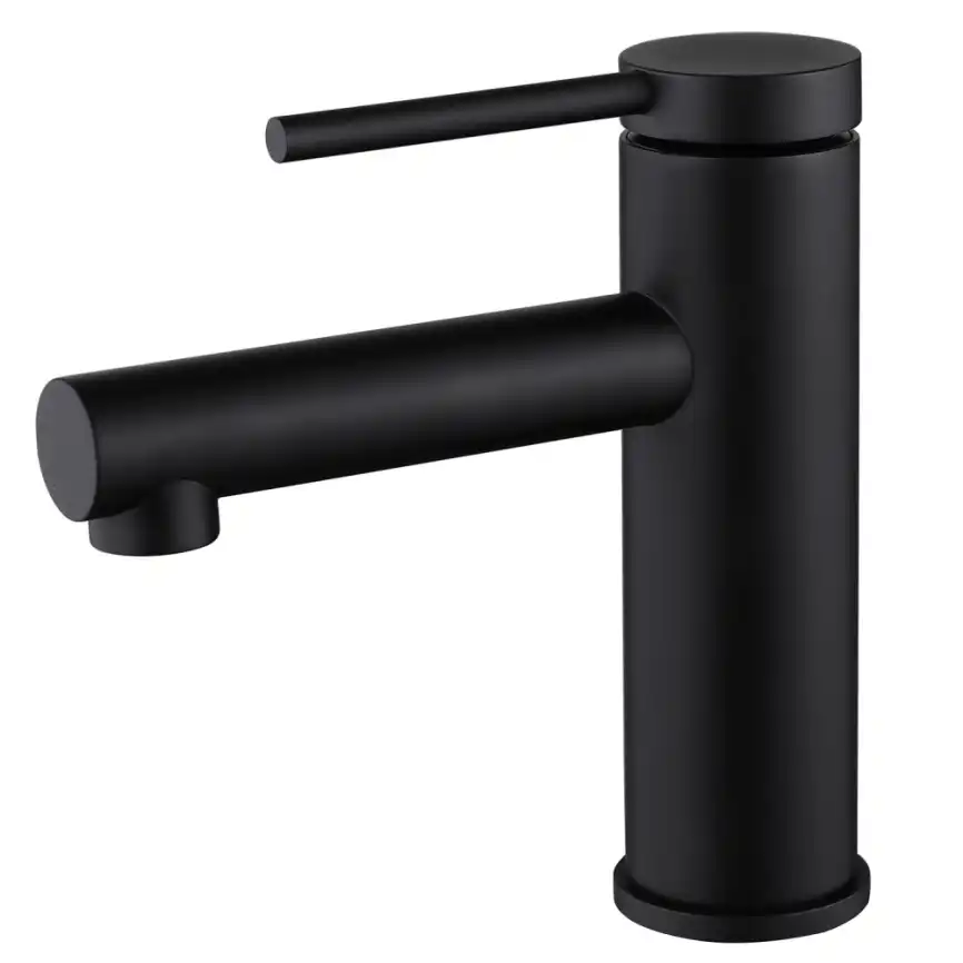 Смеситель для раковины Abber Emotion AF8810B, однорычажный, цвет Черный матовый фото 1