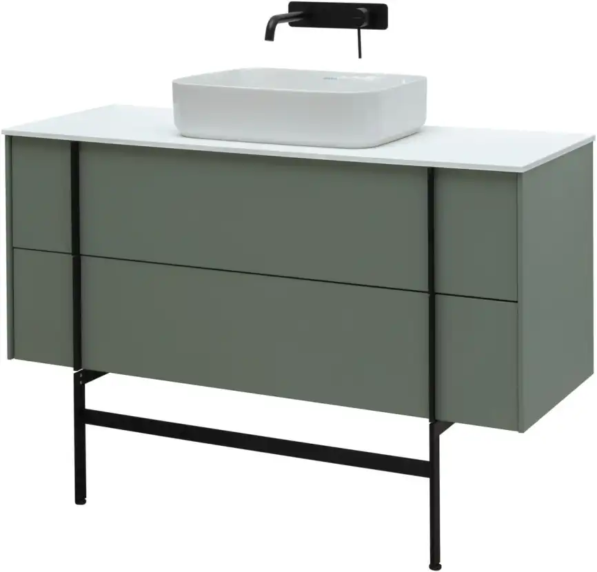 Тумба под раковину Allen Brau Reality 120 1.32008.CGM олива матовый фото 5