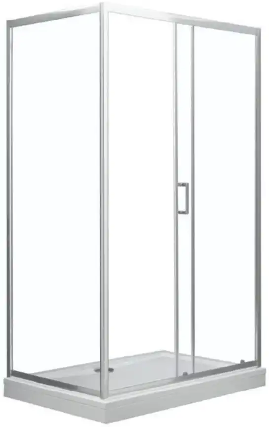 Душевая дверь Aquanet  130 см, SD-1300A, профиль Хром, стекло Прозрачное фото 3