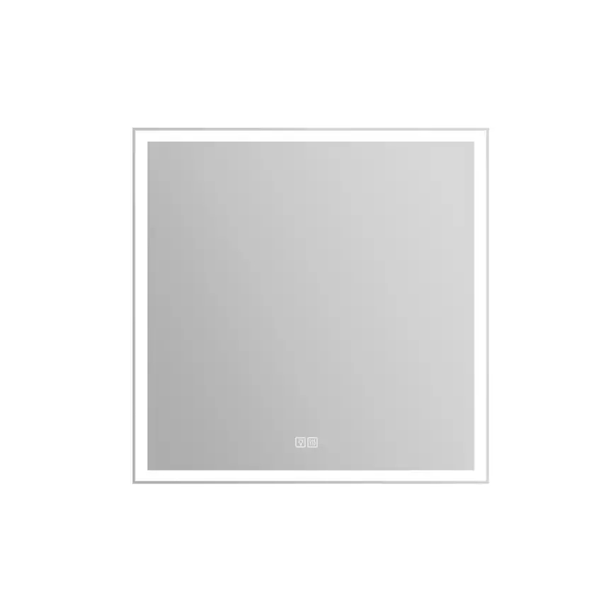 Зеркало BelBagno SPC-GRT 80х80 SPC-GRT-800-800-LED-TCH-WARM с подстветкой, сенсорный выключатель, с подогревом фото 1