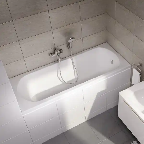 Акриловая ванна Ravak Domino Plus 170х70 C632R00000 прямоугольная, Белая фото 8