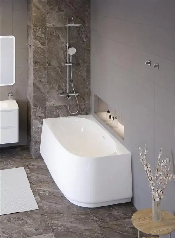 Акриловая ванна угловая левосторонняя CEZARES CZR-LUX-CORNER-165-80-58-L фото 1